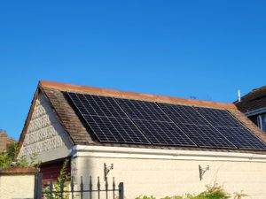 Solar panels in Crediton
